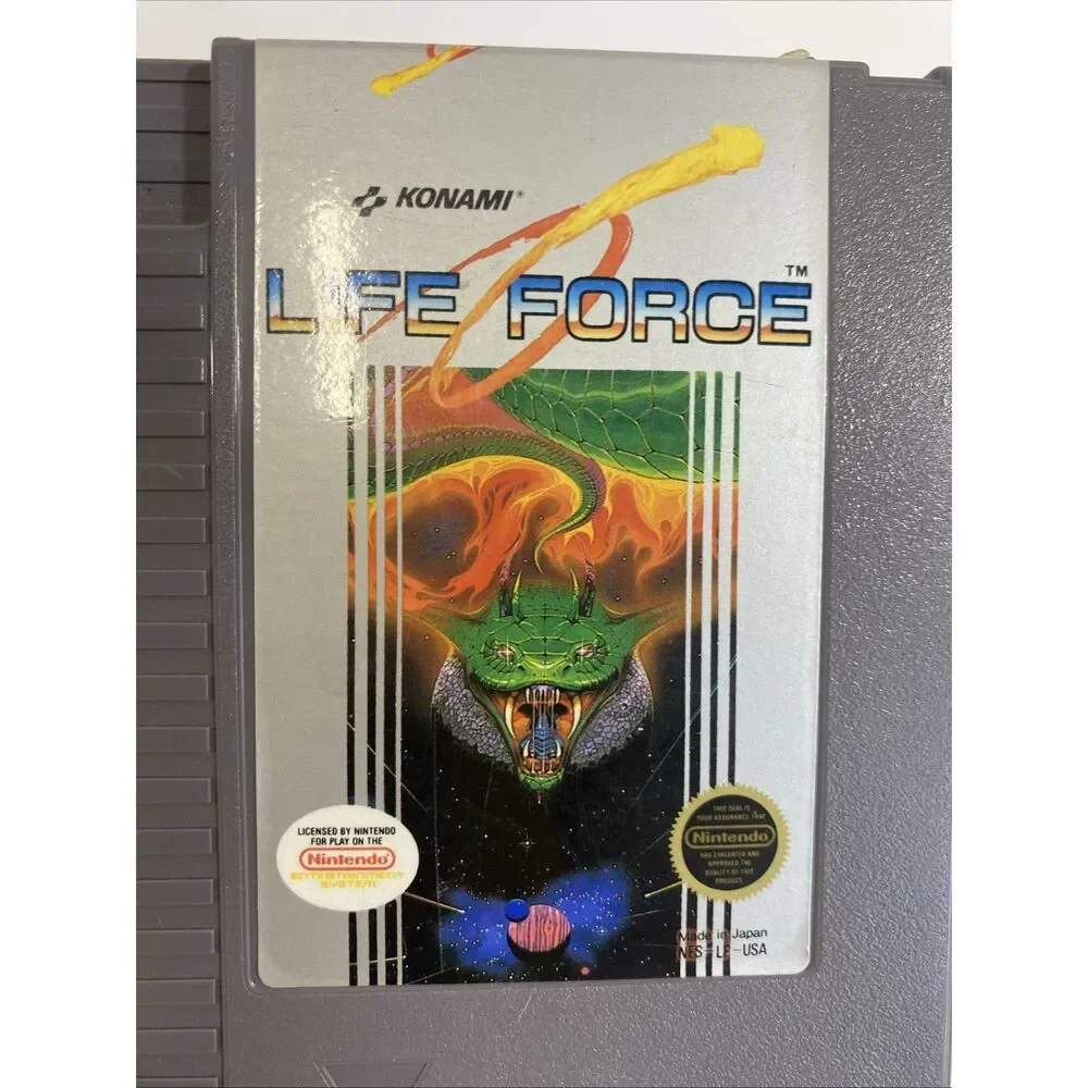 Vtg Konami Nintendo NES‎ Life Force Game Japan 1980s NES-LP-USA